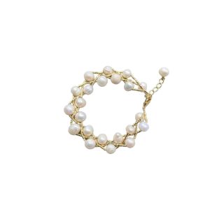 ZIGZAG PEARL BRACELET