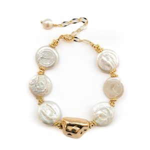 COIN PEARL BRACELET