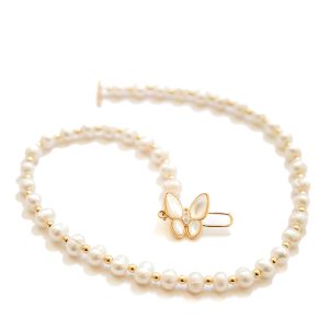 BUTTERFLY PEARL NECKLACE