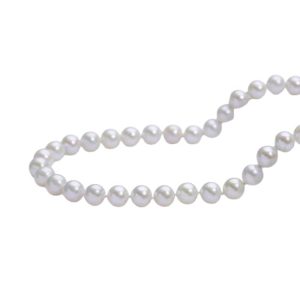 WHITE FRESH WATER PEARL NECKLACE