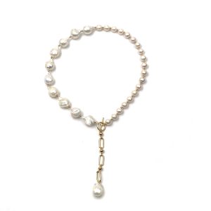 LOOP BAROQUE AND ROUND PEARL DROP