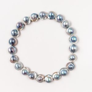 CLASSIC GREY MABE PEARL NECKLACE