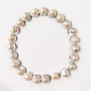 CLASSIC WHITE MABE PEARL NECKLACE