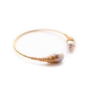 ZEVAR BANGLE WITH PINK PEARL