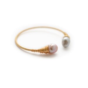 ZEVAR BANGLE IN PINK AND GREY