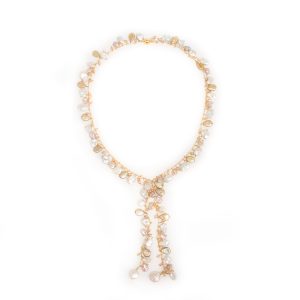 PASTEL SHADES OF KESHI PEARL NECKLACE