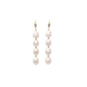 PEARL FOUR TIER EARRINGS