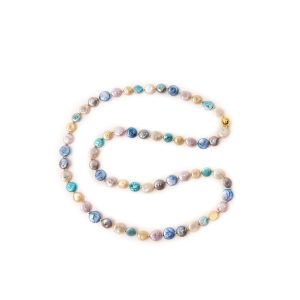 MULTI COIN PEARL NECKLACE