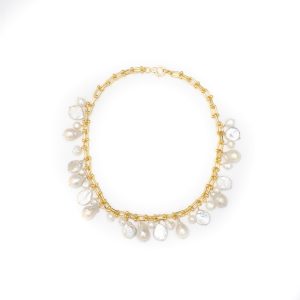 MULTI SHAPE PEARL NECKLACE