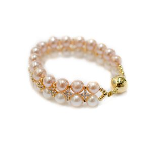 PINK AND WHITE WITH ZIRCONIA