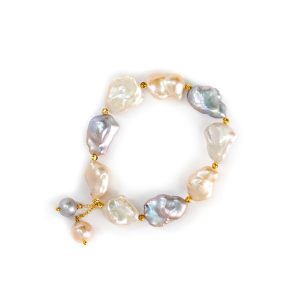 PASTEL KESHI PEARL BRACELET